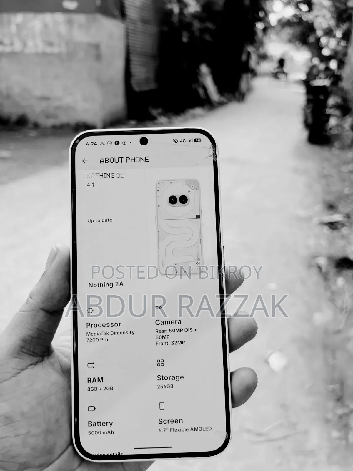 Nothing Phone 2a 256 GB White