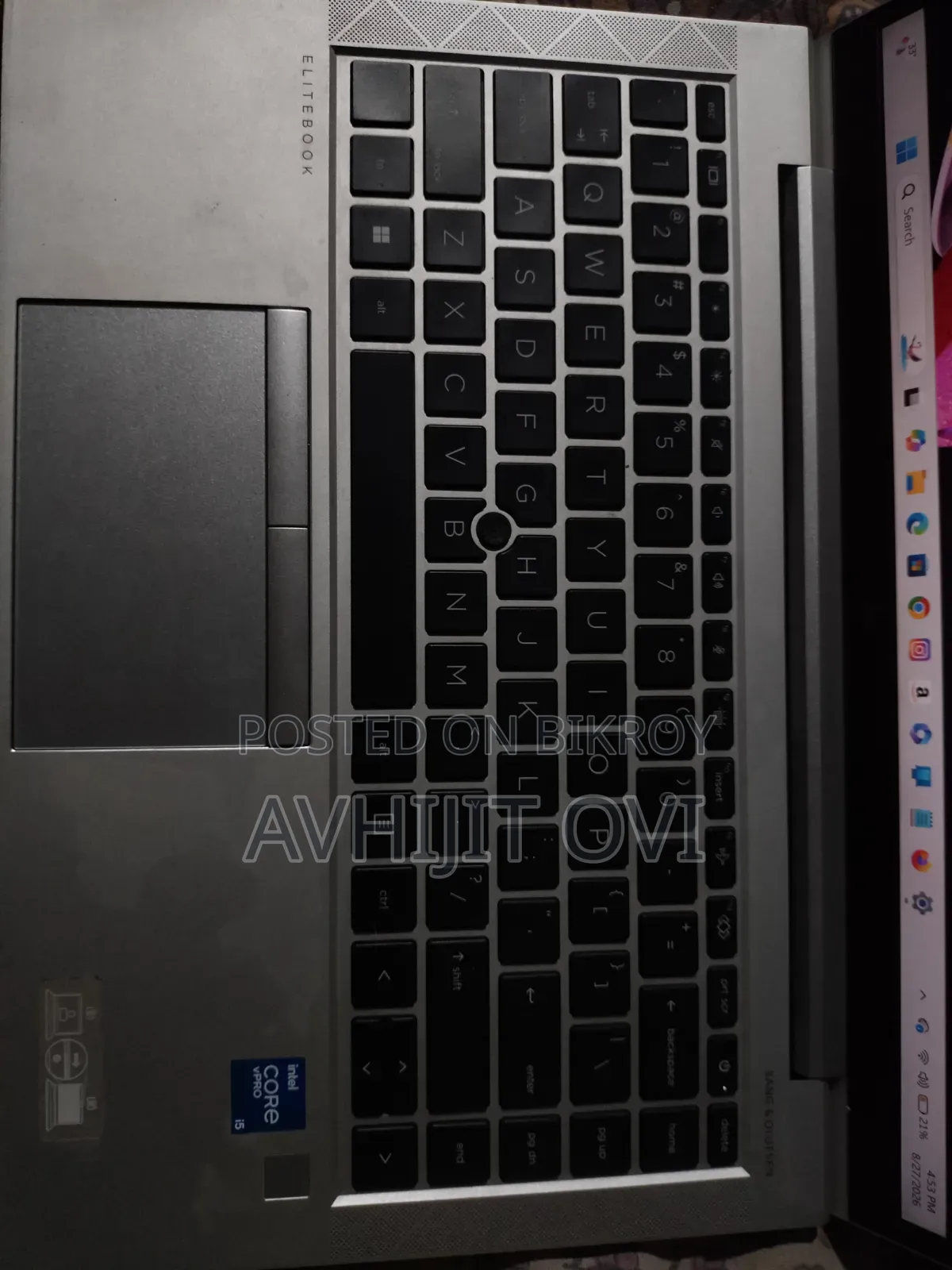Laptop HP EliteBook 840 G8 16GB Intel Core i5 SSD 512GB