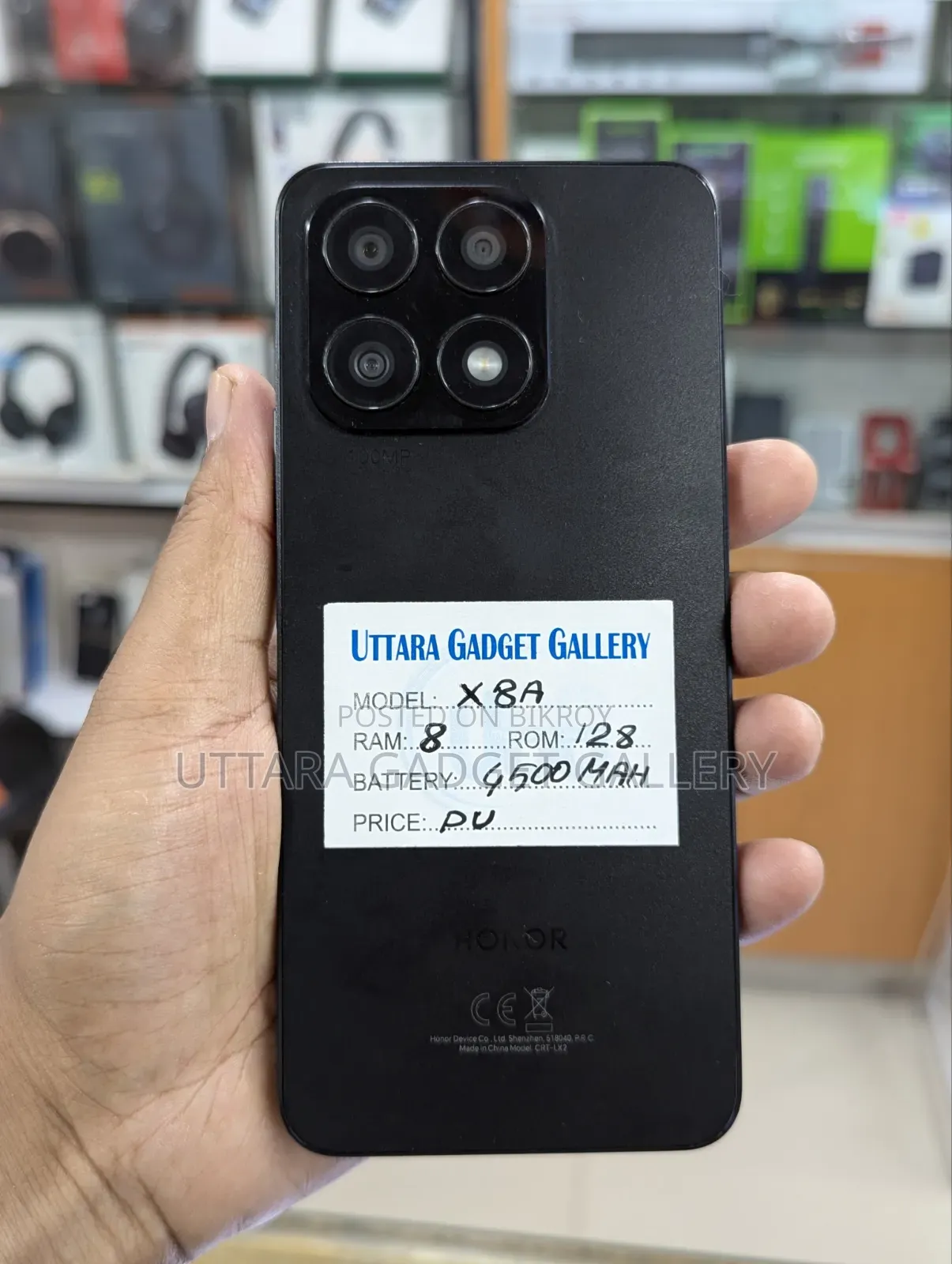 Honor X8a 128 GB Black