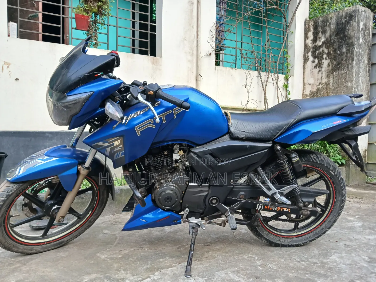 TVS Apache RTR 160 2V 2017 Blue