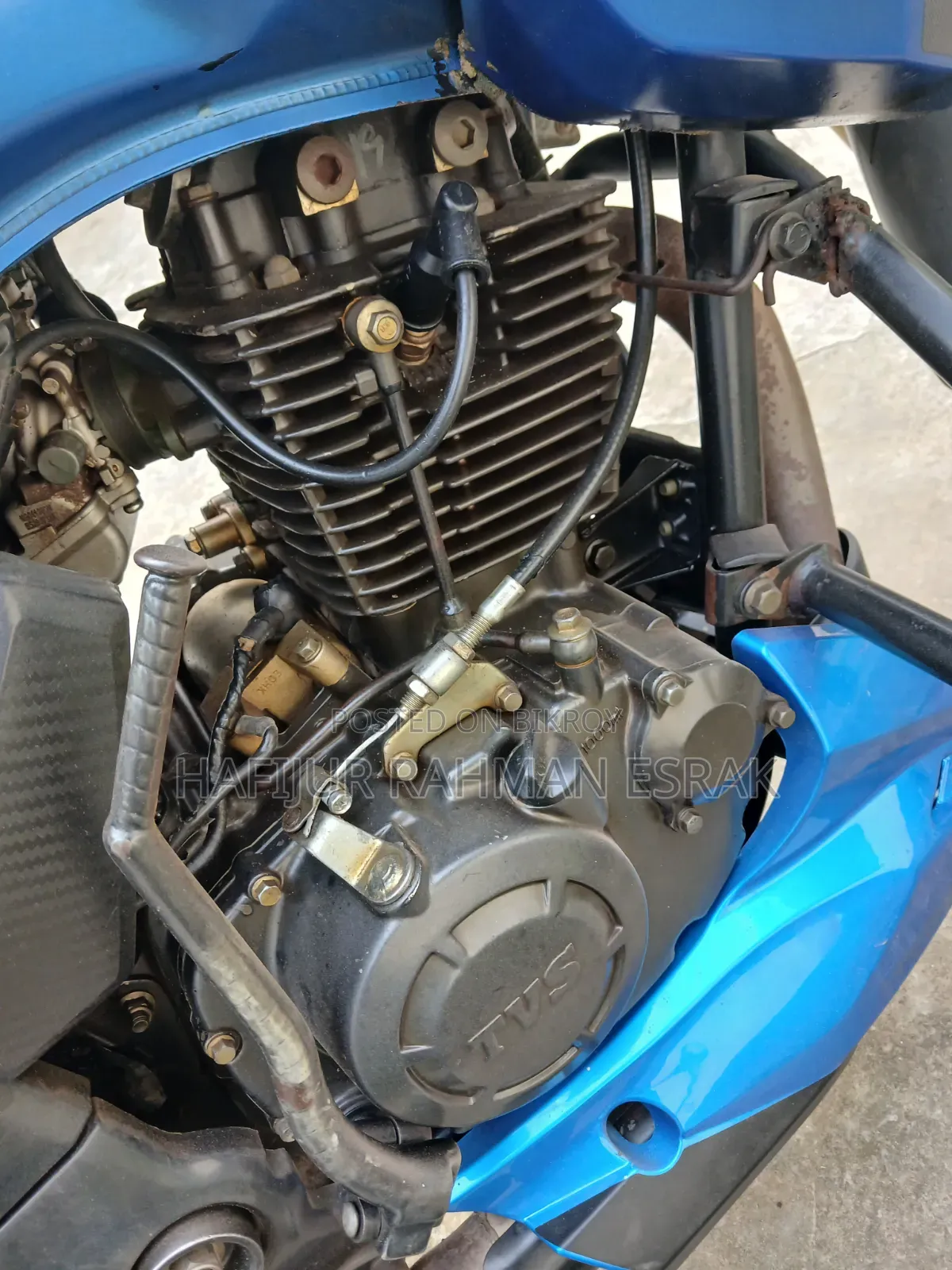TVS Apache RTR 160 2V 2017 Blue