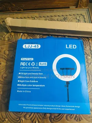 1 Big Size Ring Light+ Tripod + Extra Phone Stand for Sale