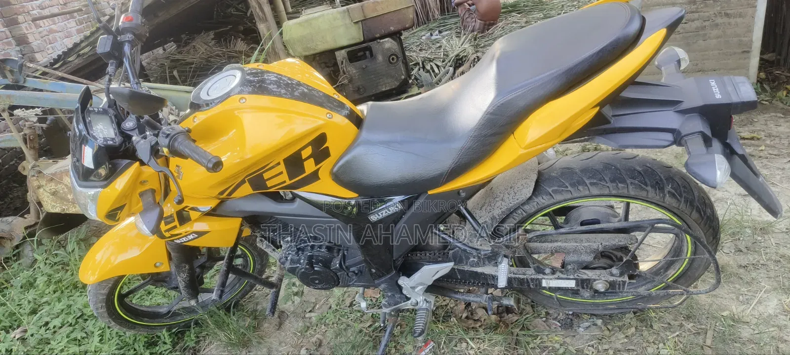 Suzuki Gixxer 2025 Yellow