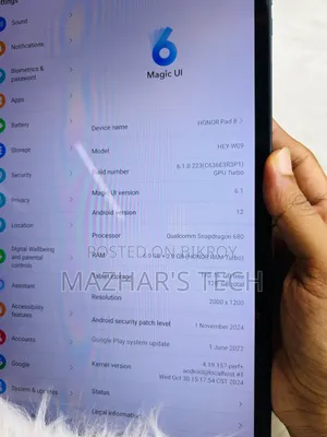 Honor Pad 8 128 GB Blue