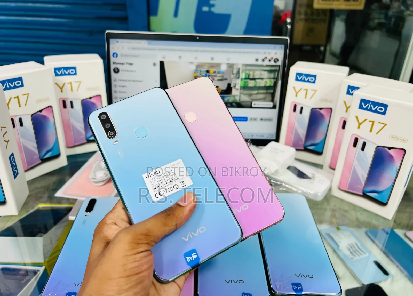 Vivo Y17 256 GB Pink