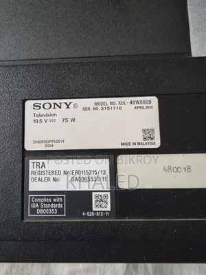 Sony Bravia 48" LED (Full HD TV)