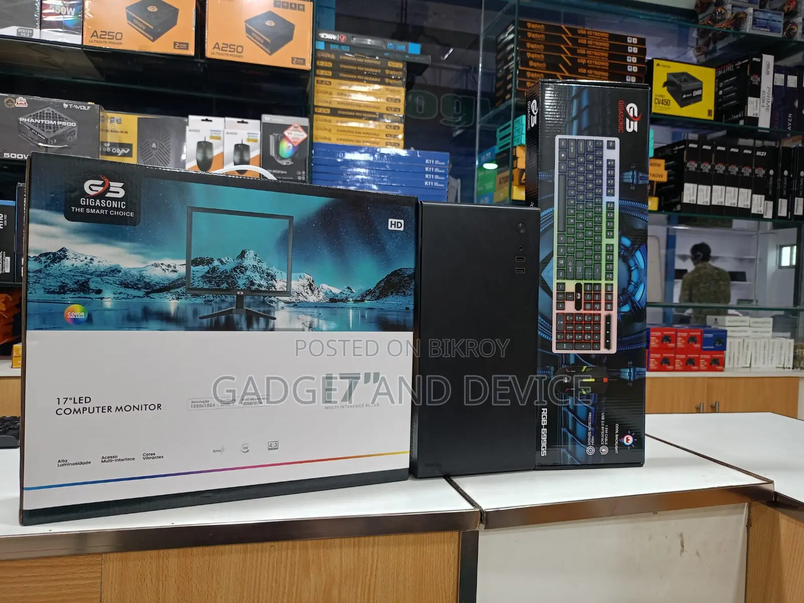 New Desktop Computer 4GB Intel Core i5 SSD 128GB