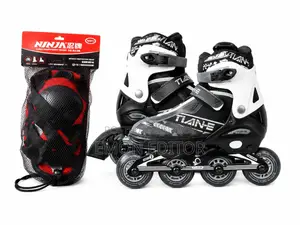 Adjustable Inline Roller Skates With Safety Gear | Size 42-45