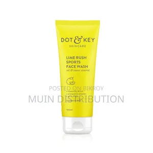 Dot & Key Lime Rush Sports Face Wash for Oil & Sweat Control – 100ml