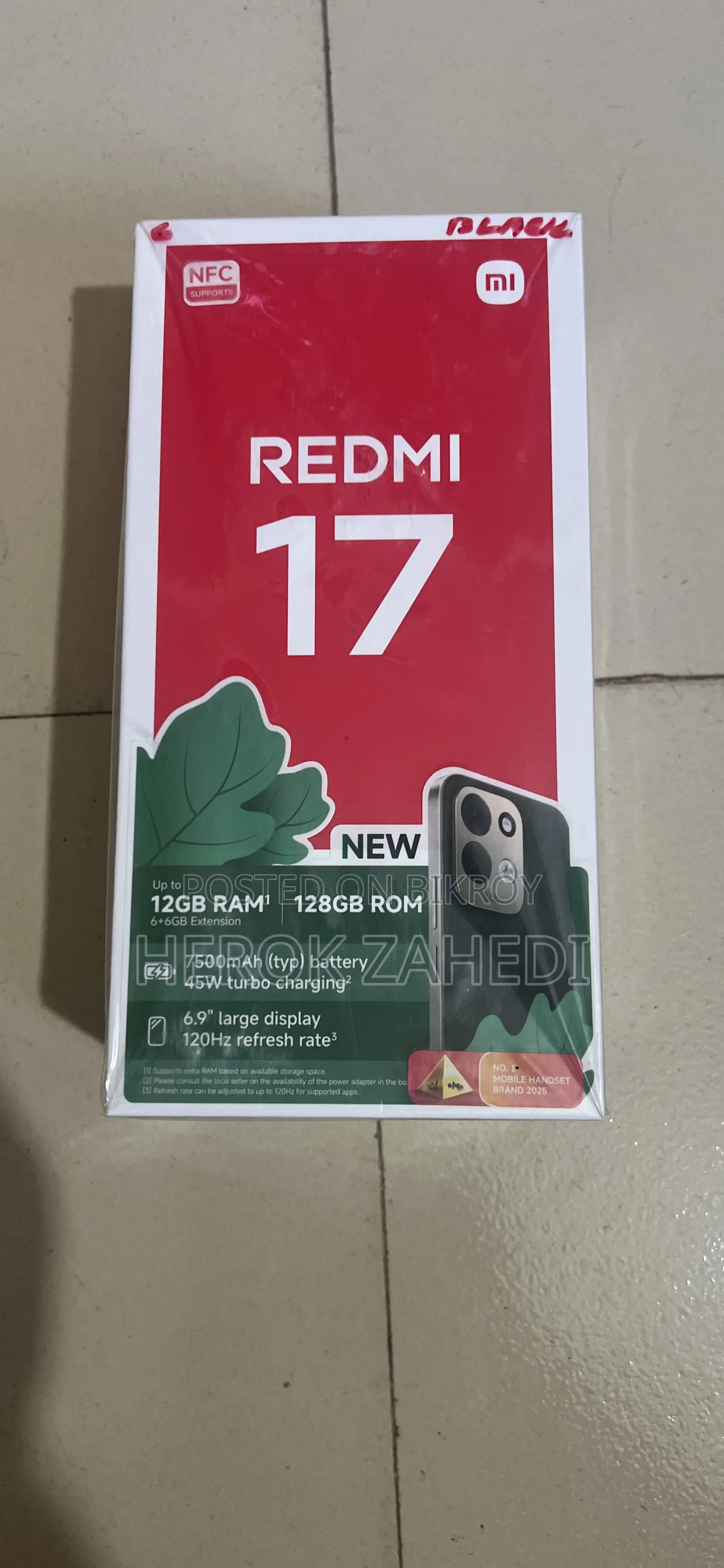 New Xiaomi 17 256 GB Black