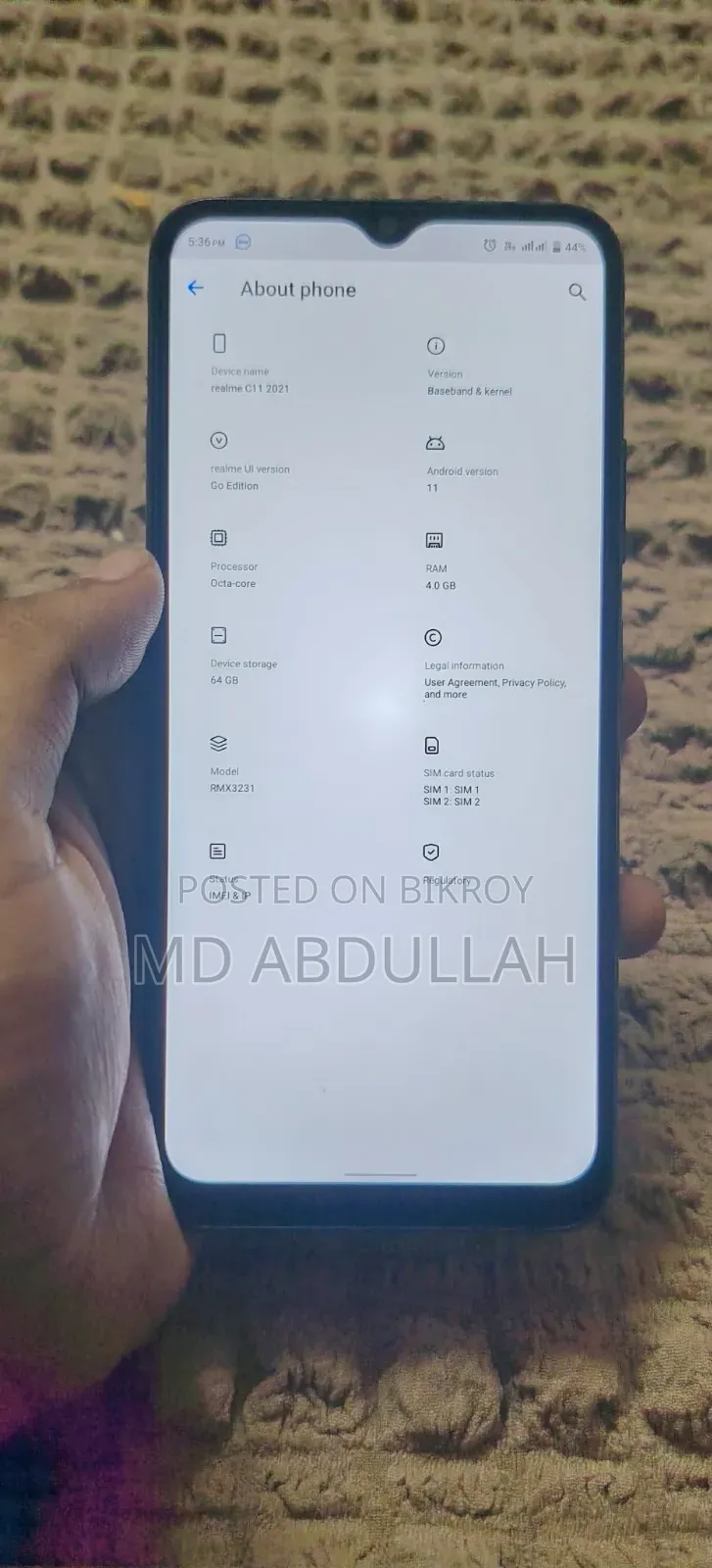 Realme C11 2021 32 GB Silver