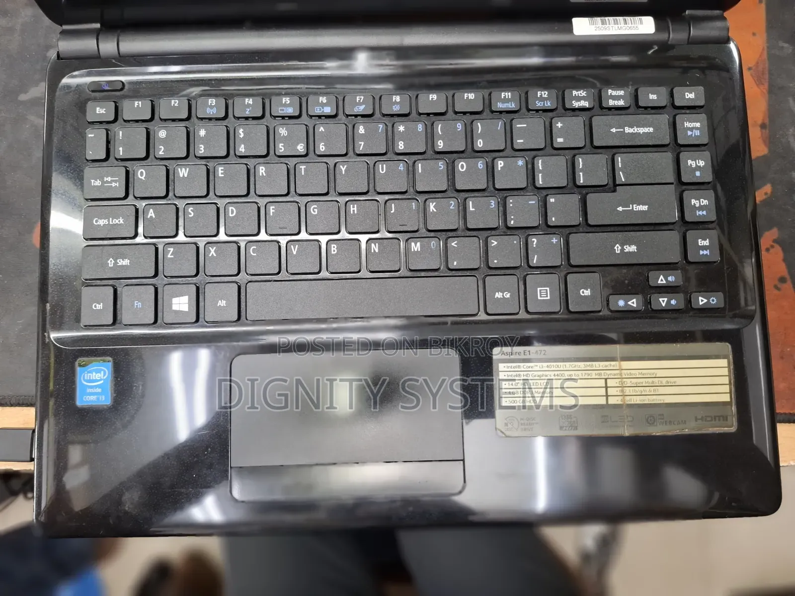 Laptop Acer Aspire E1 4GB Intel Core i3 HDD 500GB