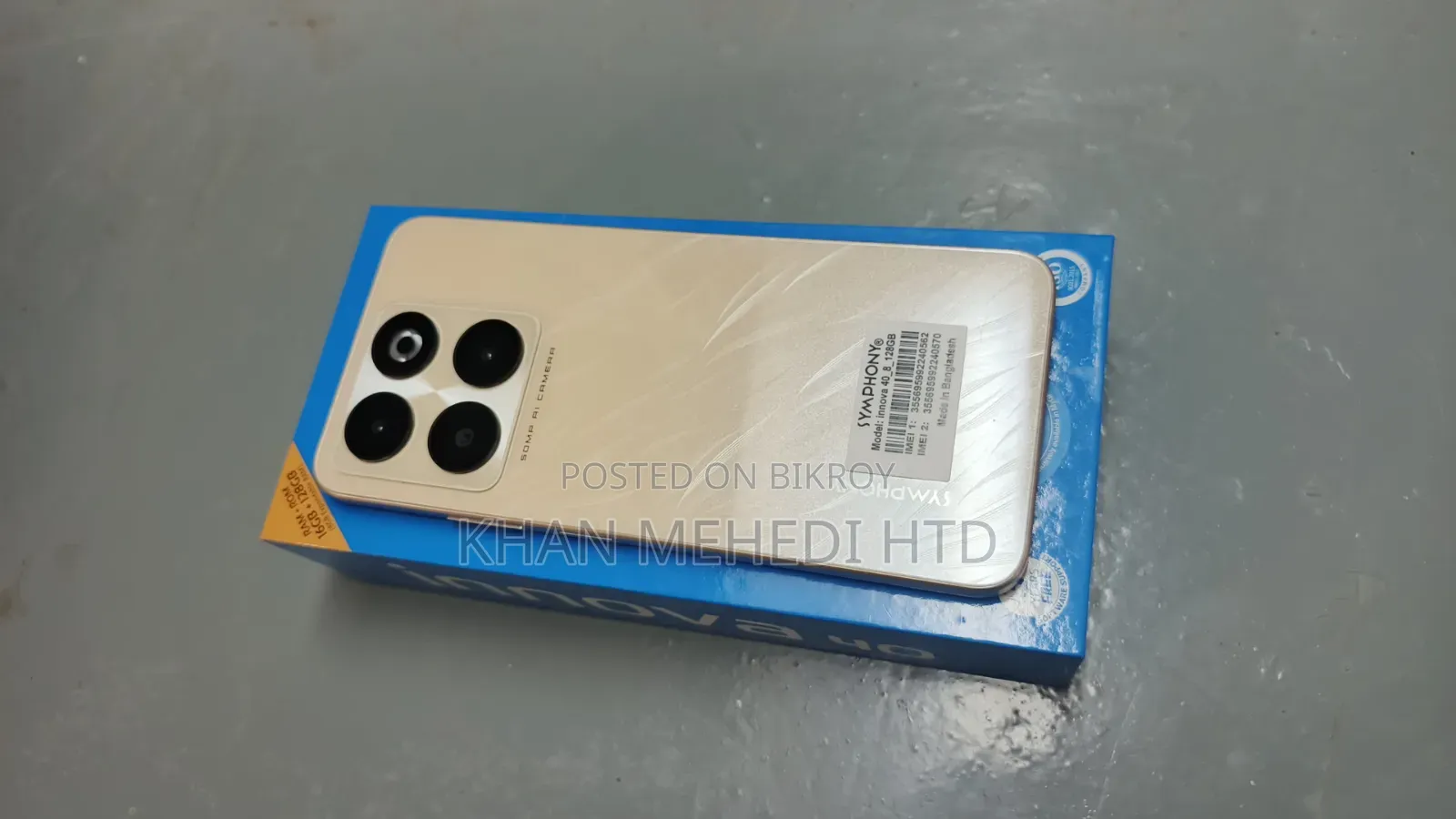 New Symphony Innova 40 128 GB Gold
