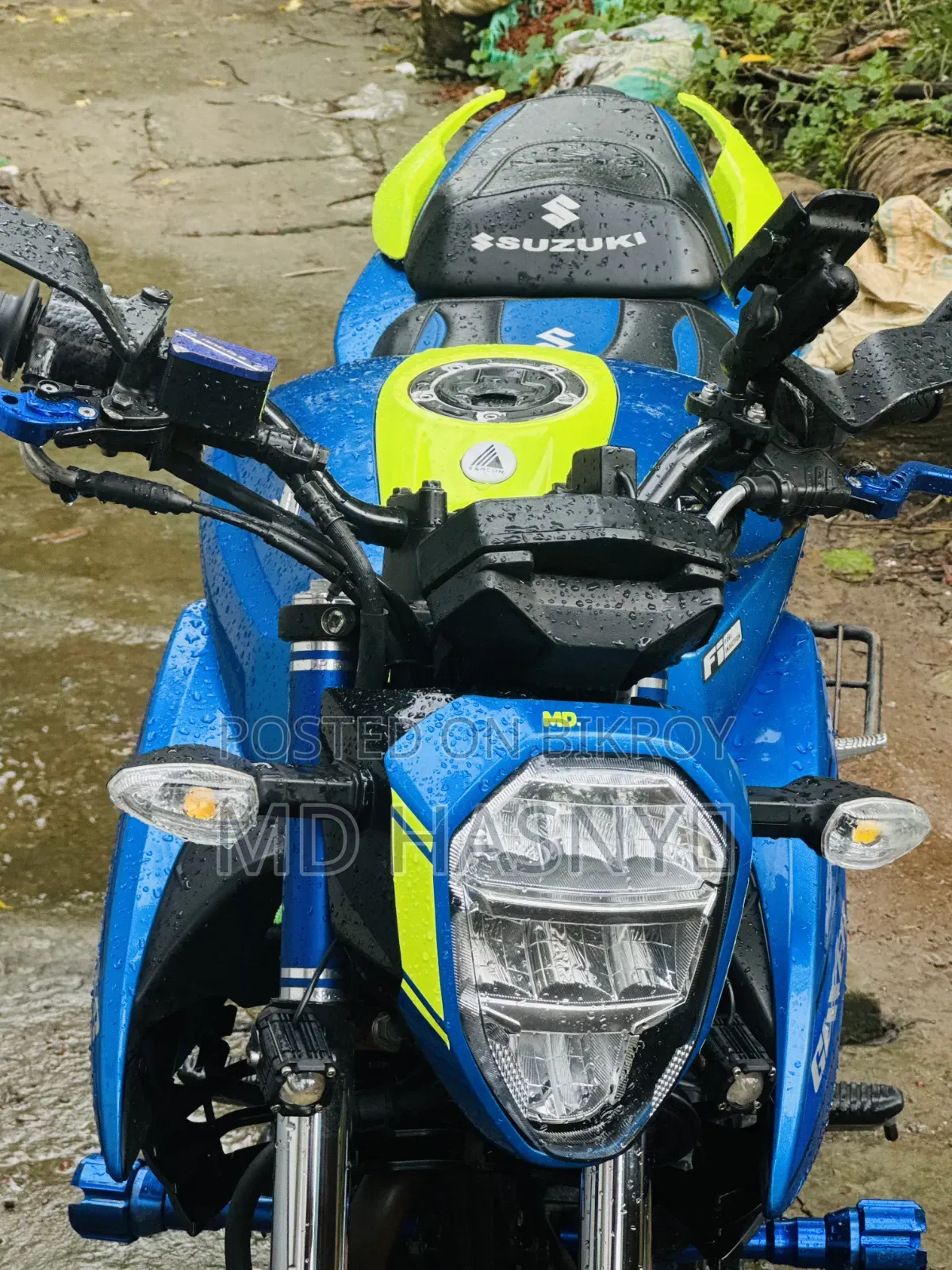New Suzuki Gixxer 2025 Blue
