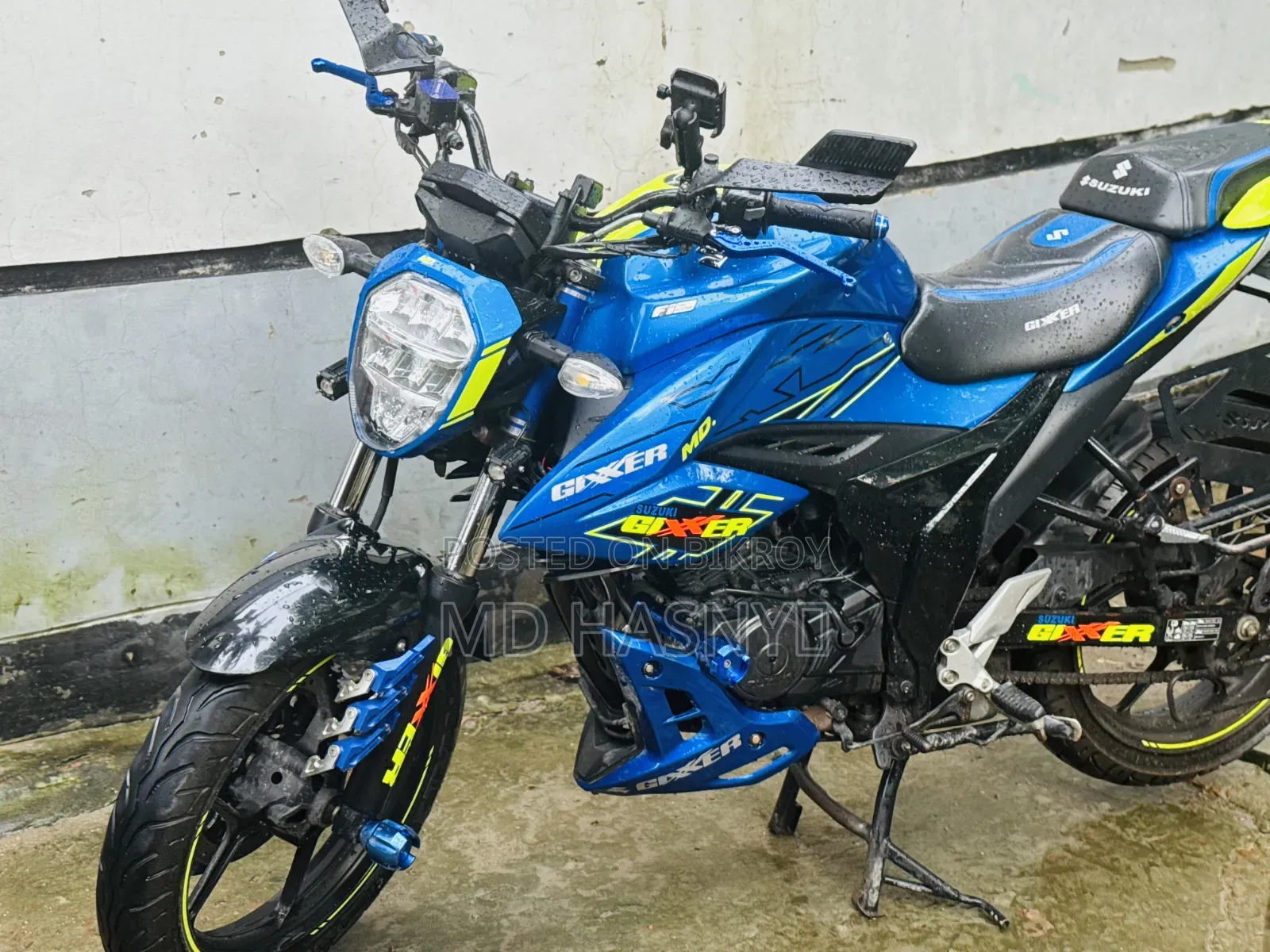 New Suzuki Gixxer 2025 Blue