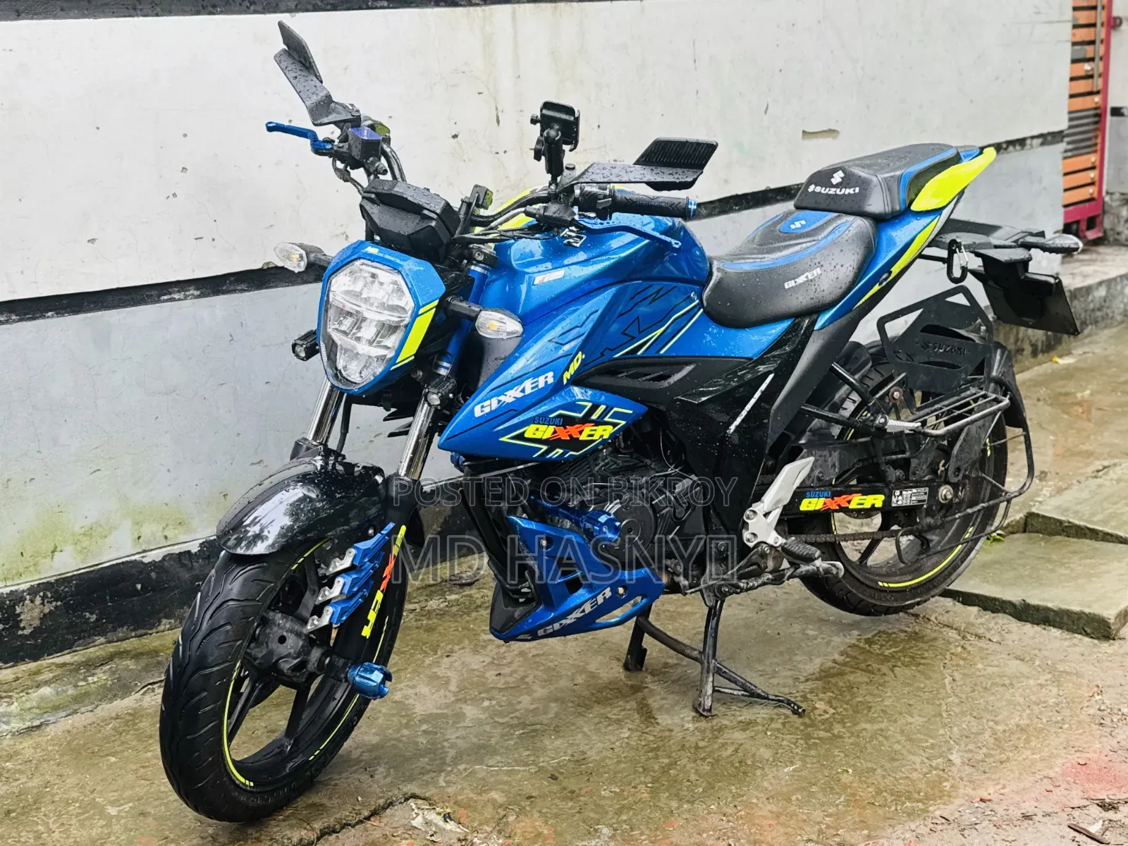 New Suzuki Gixxer 2025 Blue