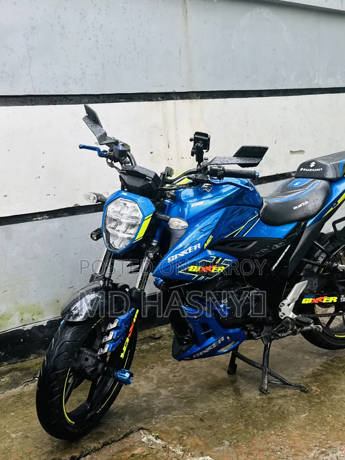 New Suzuki Gixxer 2025 Blue