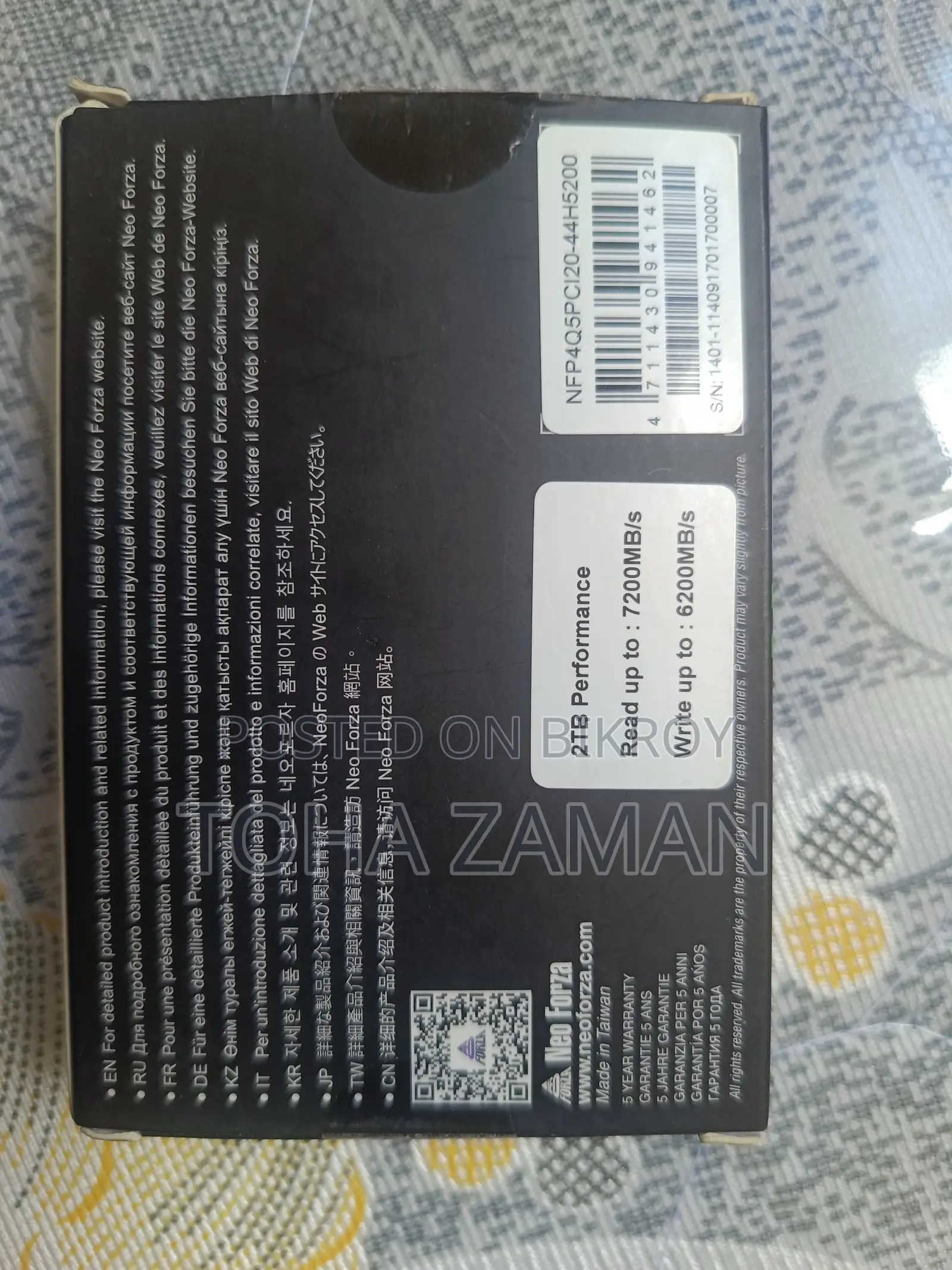 ​ Neo Forza 2TB NVMe Gen 4 M.2 SSD