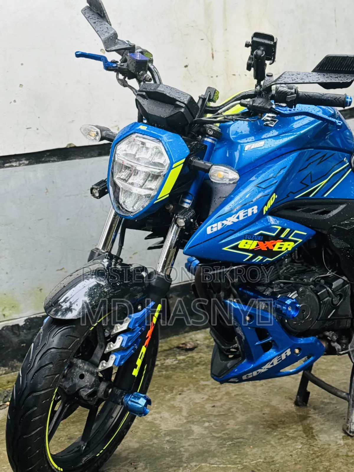 New Suzuki Gixxer 2025 Blue