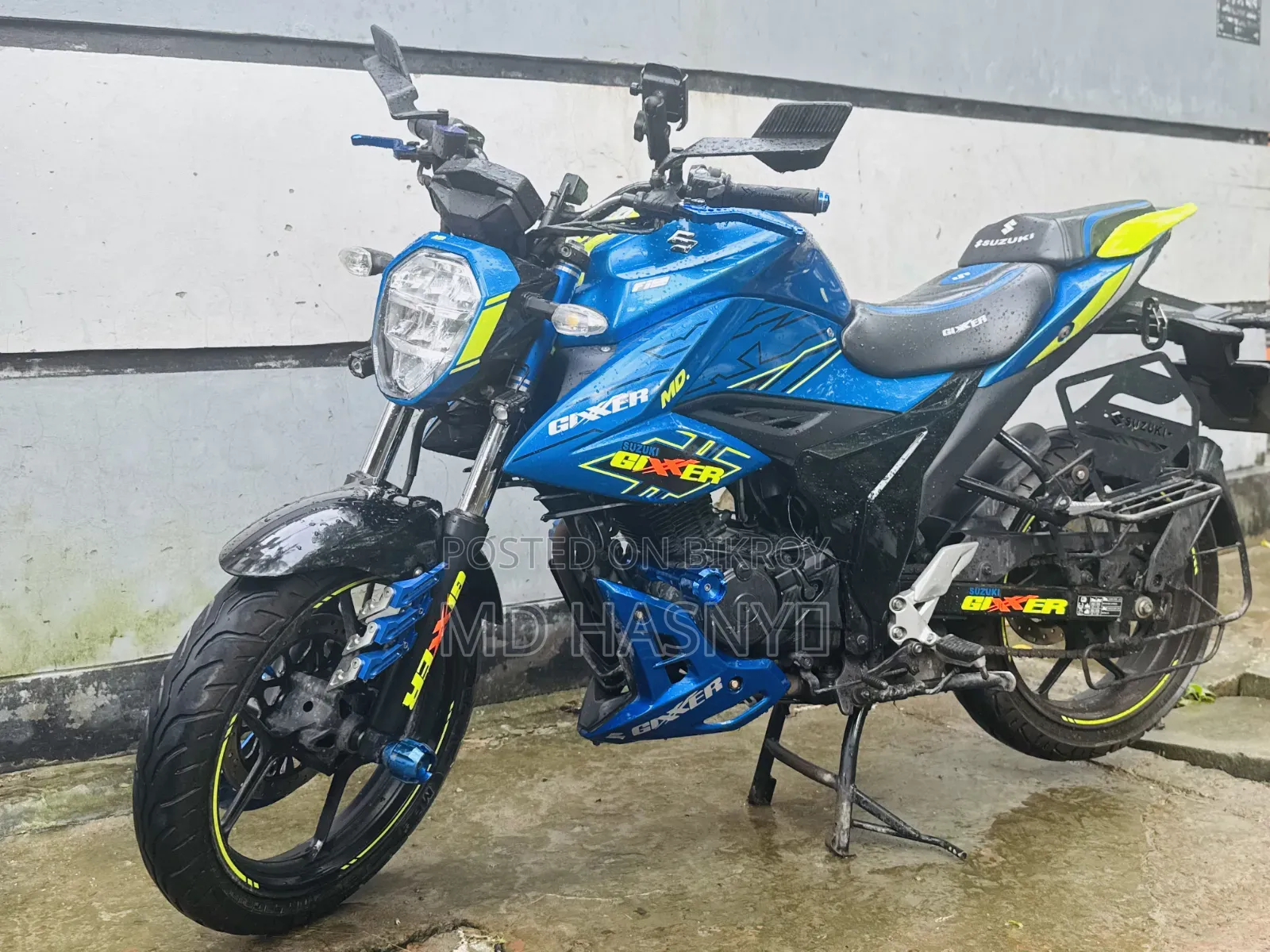 New Suzuki Gixxer 2025 Blue