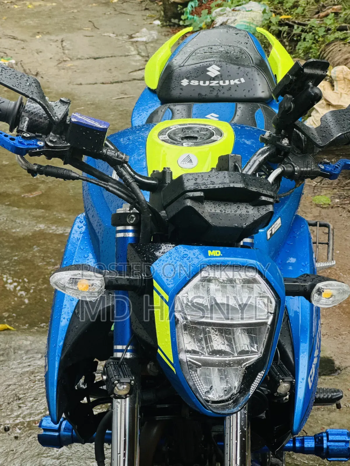 New Suzuki Gixxer 2025 Blue
