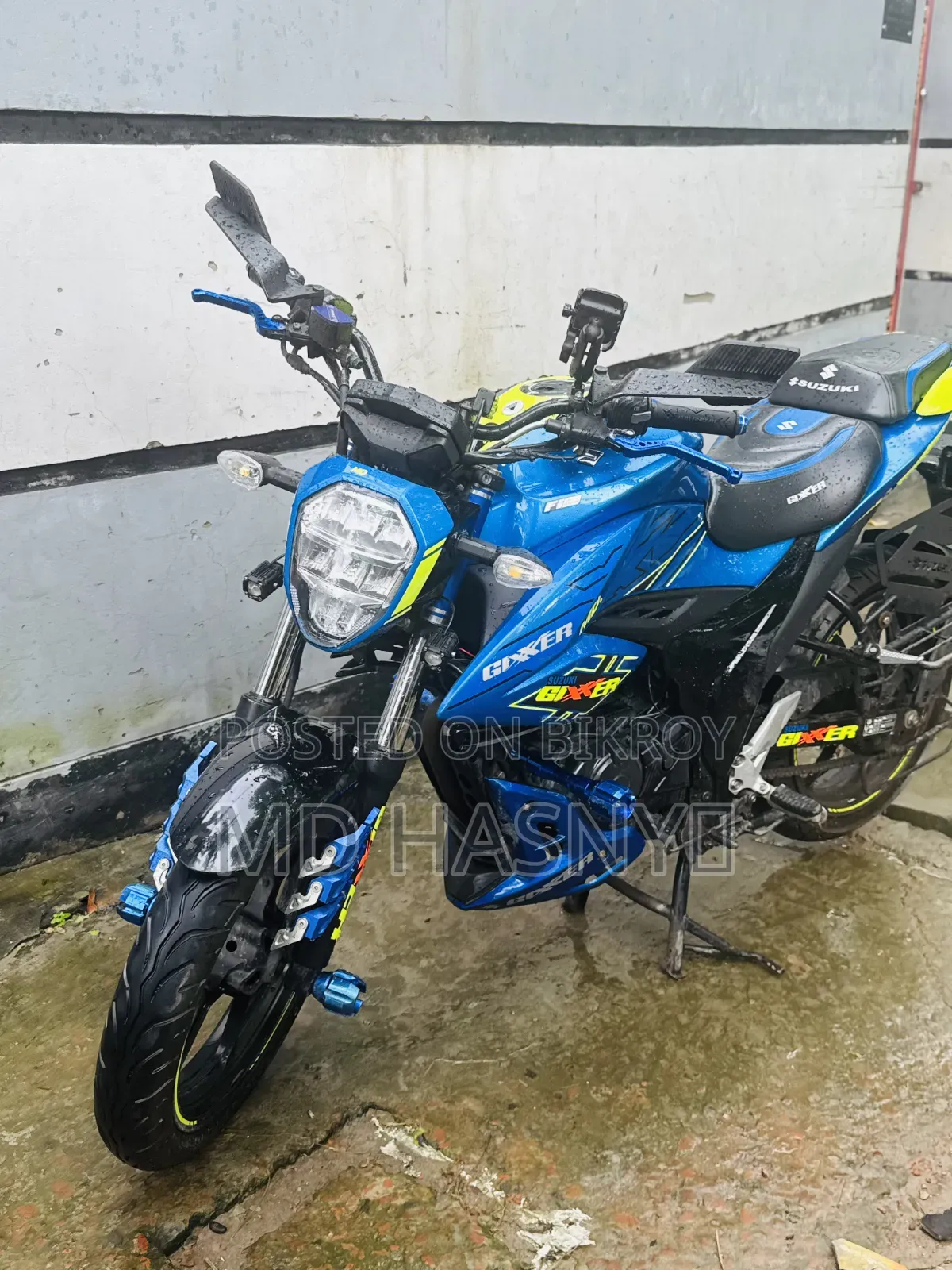 New Suzuki Gixxer 2025 Blue