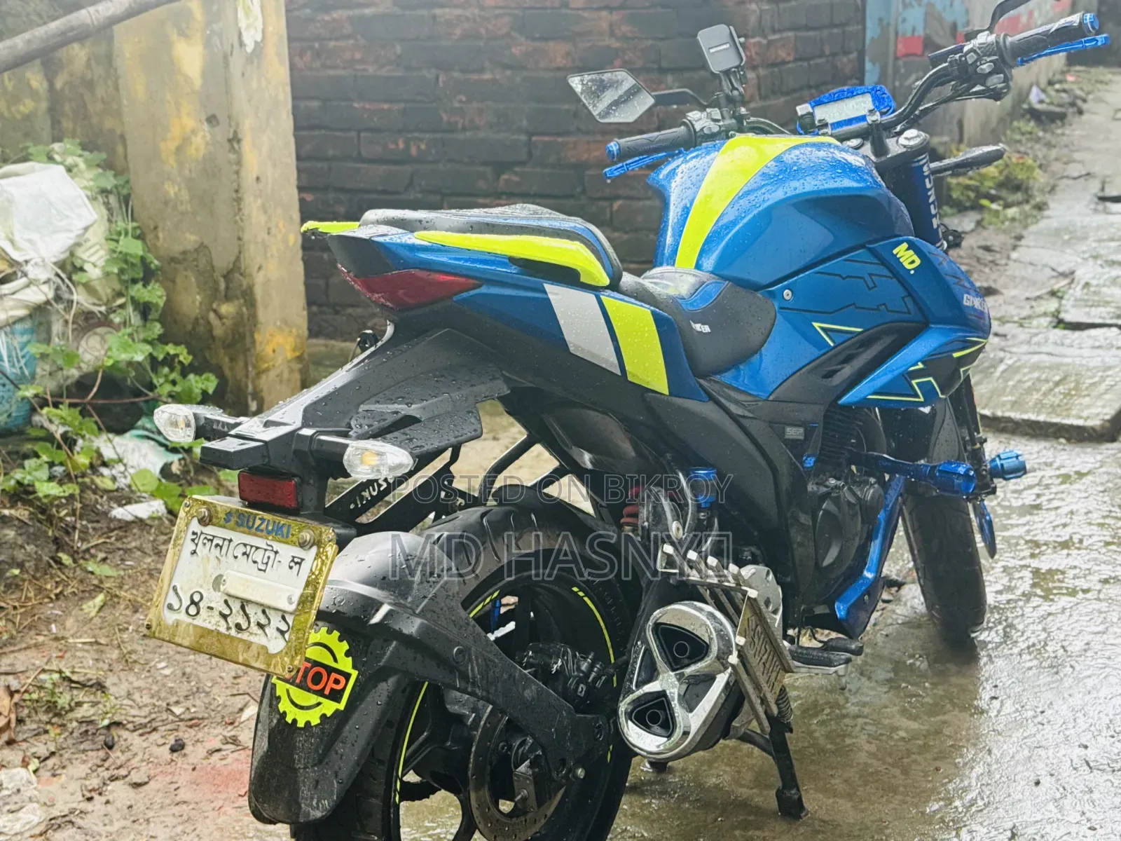 New Suzuki Gixxer 2025 Blue