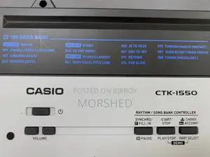 CASIO CTK-1550 61-Keys Keyboard (Almost New)