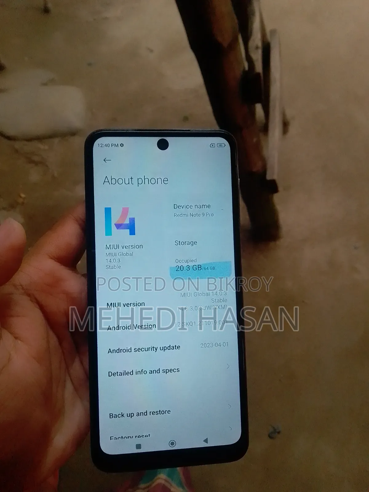 Xiaomi Redmi Note 9 Pro 64 GB Green