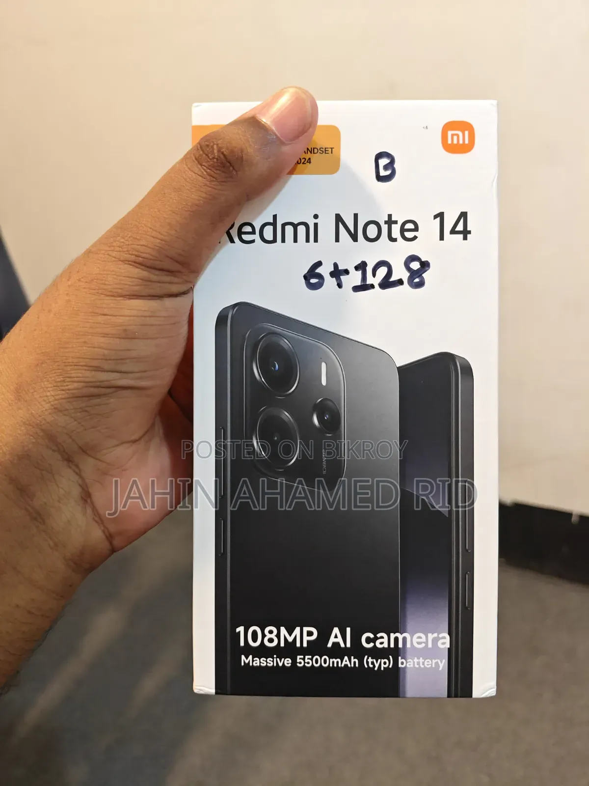 Xiaomi Redmi Note 14 4G 128 GB Black