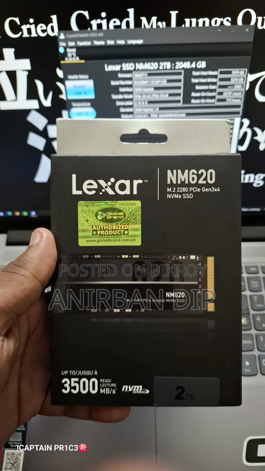 Lexar Nm620 2tb Gen3 Nvme SSD
