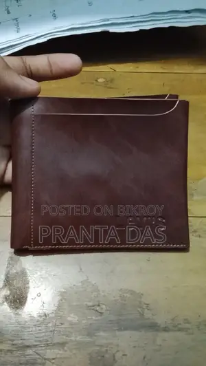 Brown Leather Slim MoneyBag