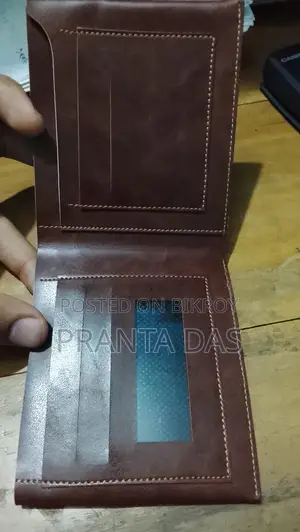 Brown Leather Slim MoneyBag