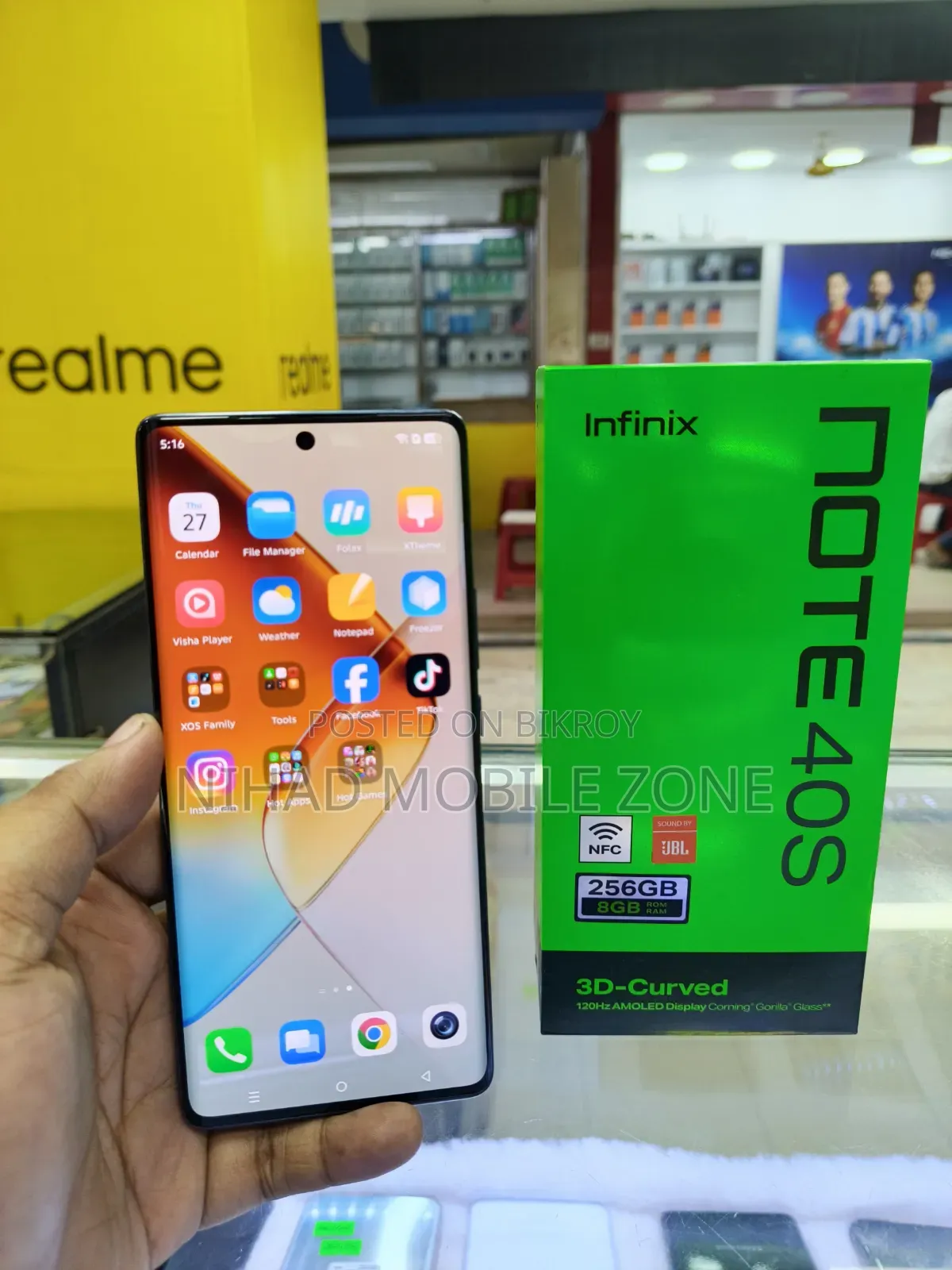 Infinix Note 40S 256 GB Black
