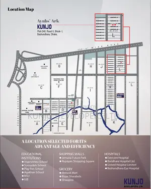 3bdrm Apartment in Ayub'S Ark By Kunjo, Basundhara for sale