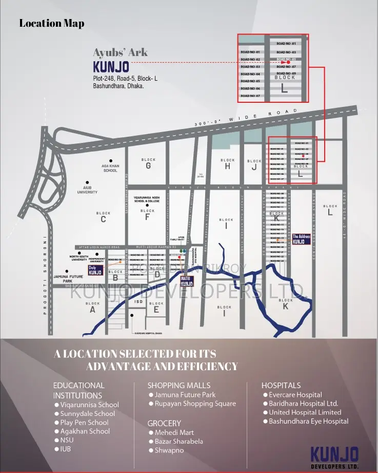 3bdrm Apartment in Ayub'S Ark By Kunjo, Basundhara for sale
