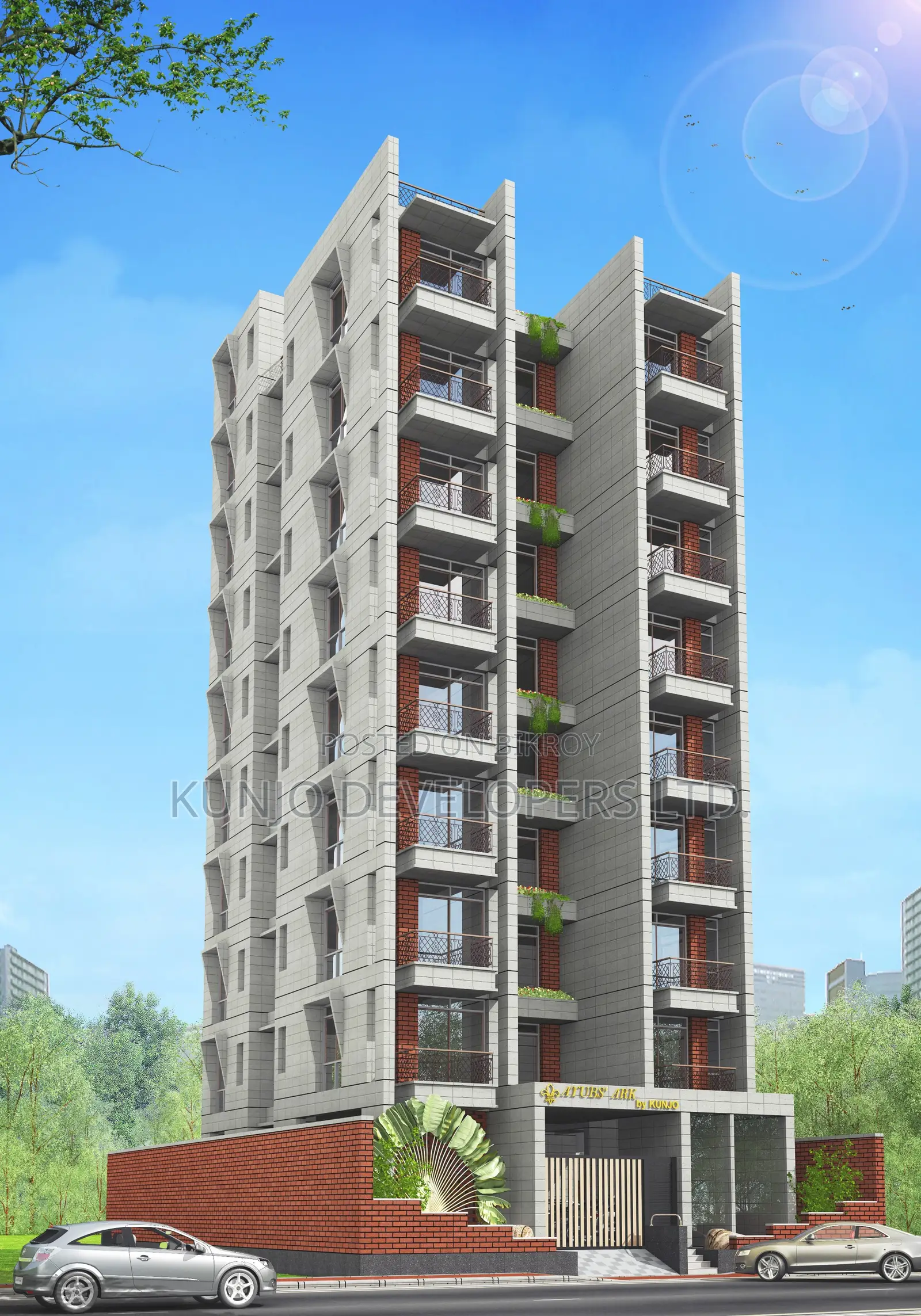 3bdrm Apartment in Ayub'S Ark By Kunjo, Basundhara for sale