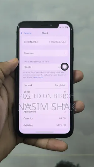 Apple iPhone X 64 GB Purple