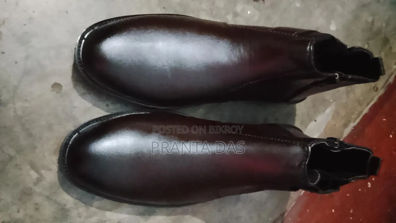 Dark Brown Leather Chelsea Boot