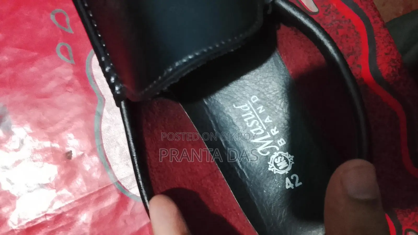 Jenuine Black Leather Loafers