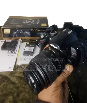 Nikon D60 Professional Used With Lens & Bag