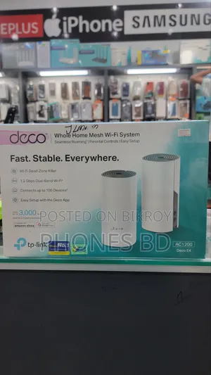 TP-Link Deco E4 AC1200 Dual-Band Mesh Router (2 Pack