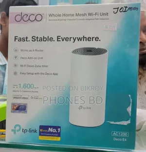 TP-Link Deco E4 AC1200 Dual-Band Mesh Router (1 Pack)
