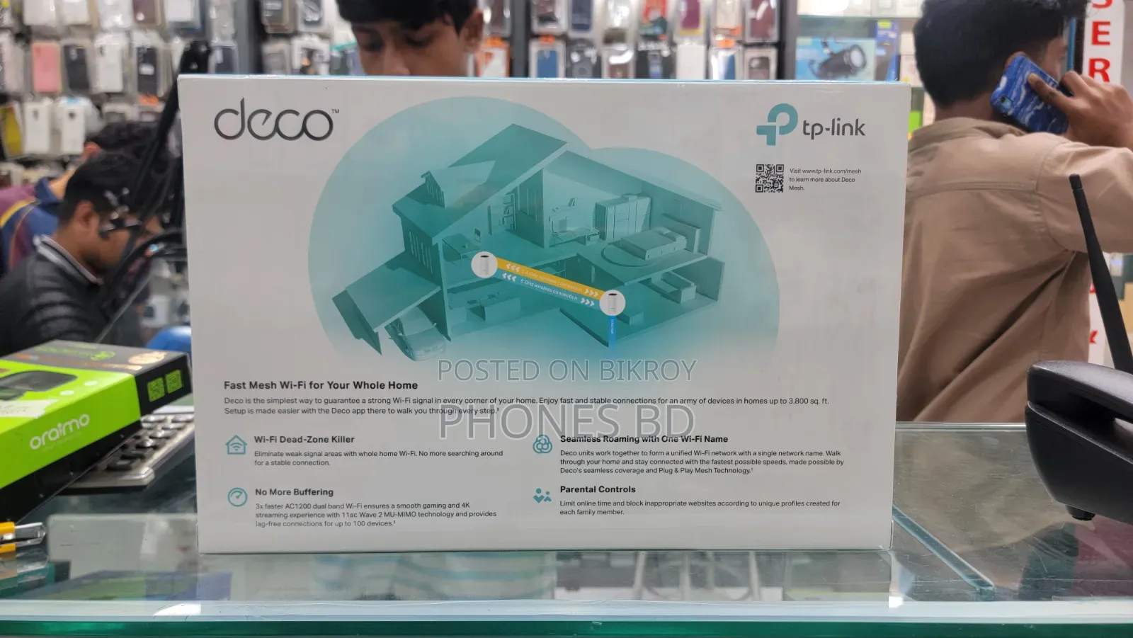 TP-Link Deco M4 AC1200 Dual-Band Mesh Router (2 Pack)
