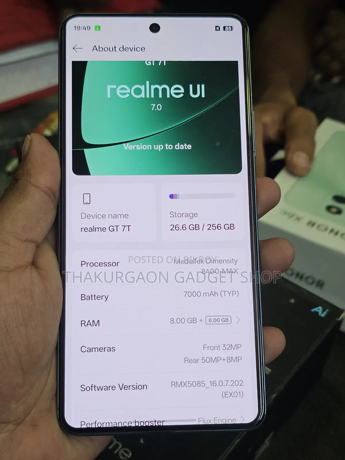Realme GT 7 256 GB Blue