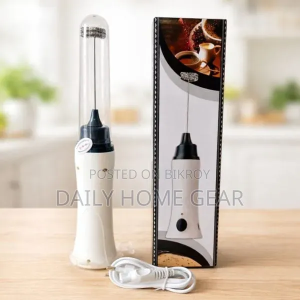 Rechargeable Milk Frother — USB কফি ফোম মেকার (নতুন)