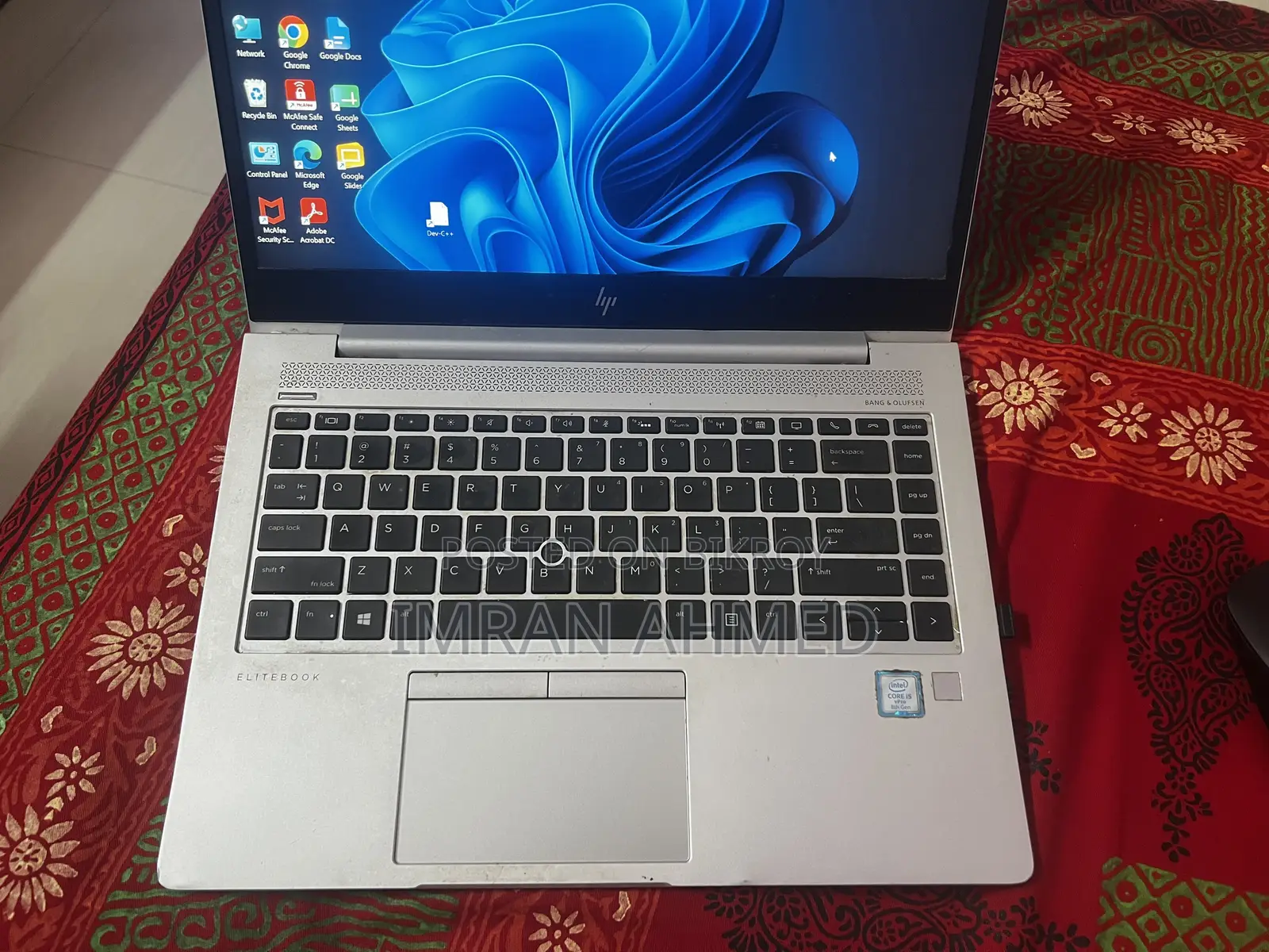 Laptop HP EliteBook 840 G5 8GB Intel Core i5 SSD 256GB
