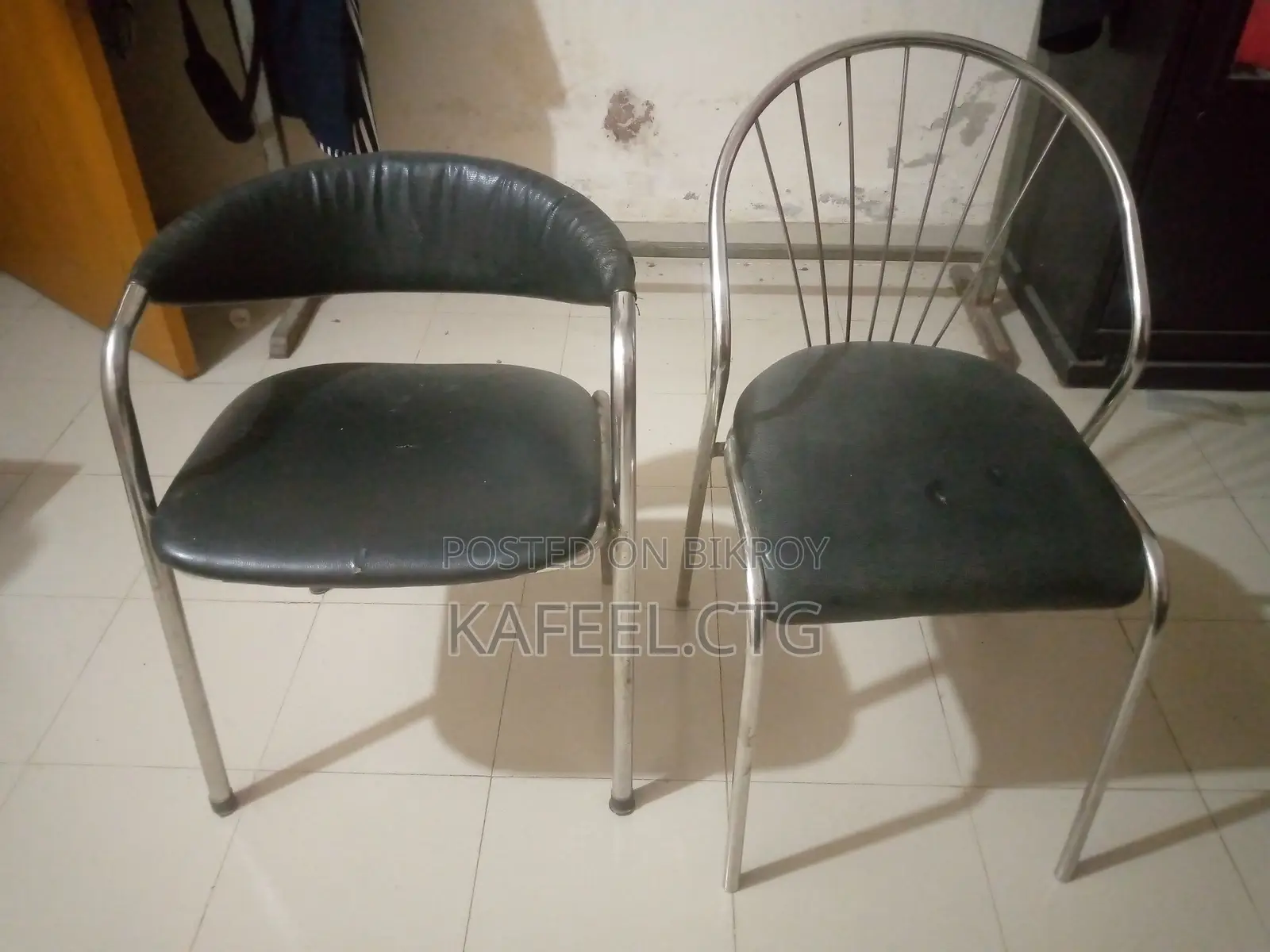 2 Steel Chairs