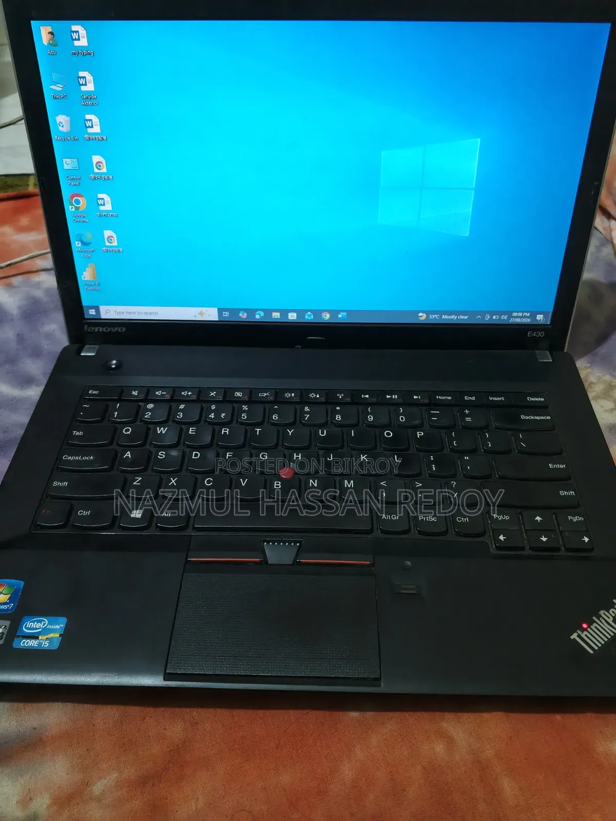 Laptop Lenovo ThinkPad Edge E430 8GB Intel Core i5 SSD 128GB