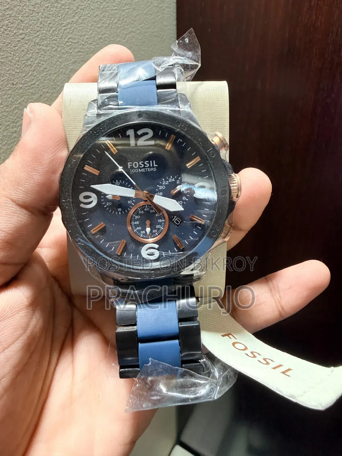 Fossil Blue Chronograph Watch
